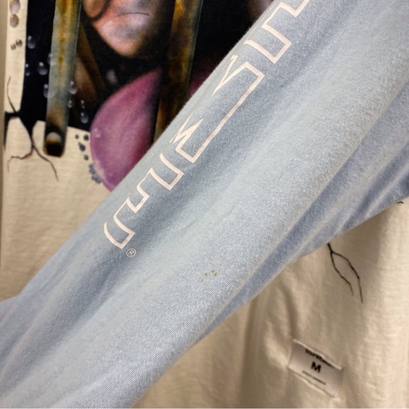 Supreme Dog Raglan Long Sleeve L/S Top Shirt Blue Size Medium Mario Ayala - Picture 15 of 16